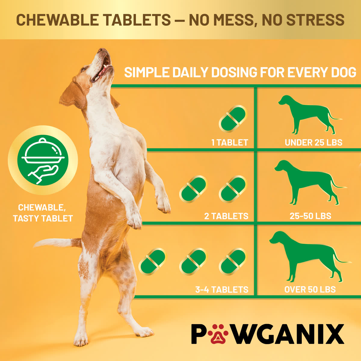 YeastGuard dosage chart