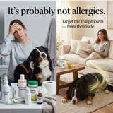 It's probably not allergies. Target the real problem — from the inside with Pawganix YeastGuard