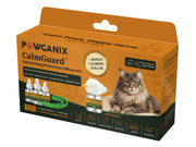 CalmGuard cat calming diffuser kit carton at an angle on a white background