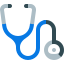 Stethoscope illustration on a white background