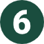 Number 6 on a white background