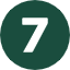 Number 7 on a white background