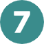 Number 7 on a white background