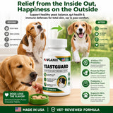 Relief from the inside out: 4 Billion CFU probiotics, caprylic acid, oregano and chicory root, vet reviewed