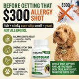 YeastGuard benefits — itch relief, healthy skin, gut balance for dogs