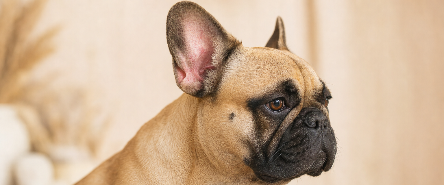 Dog with itchy ears