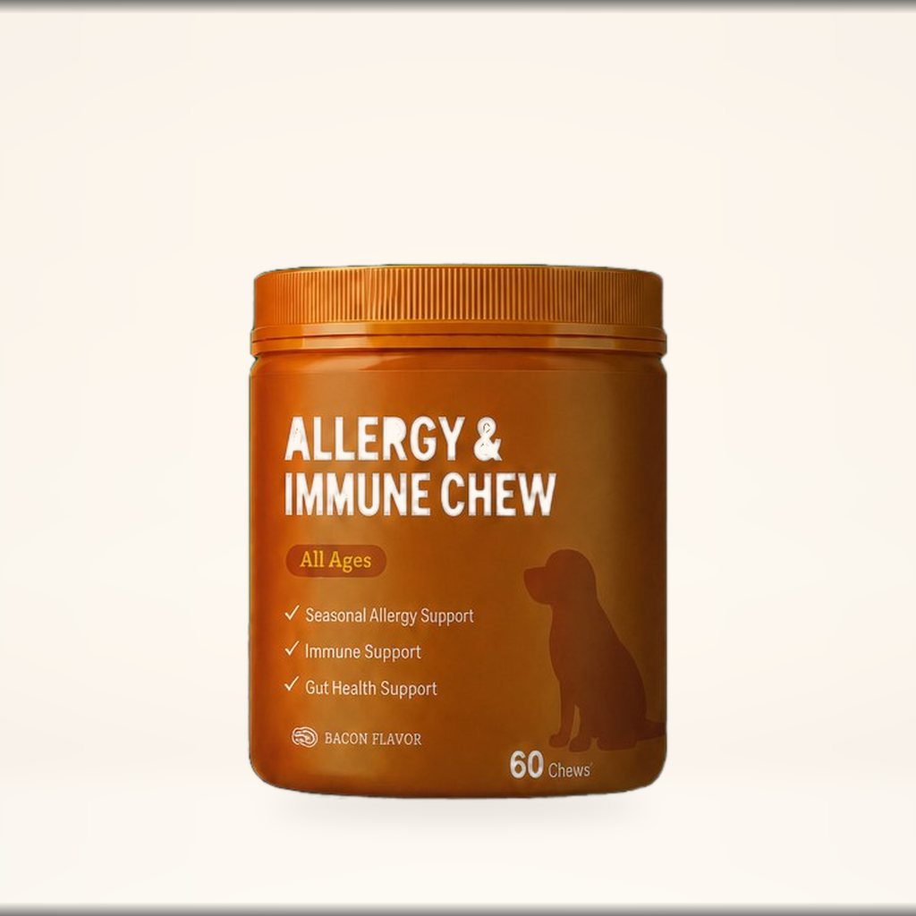 A leading allergy and immune chew, shown for comparison